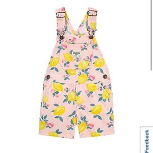 OSHKOSH lemon 🍋 overalls 5T